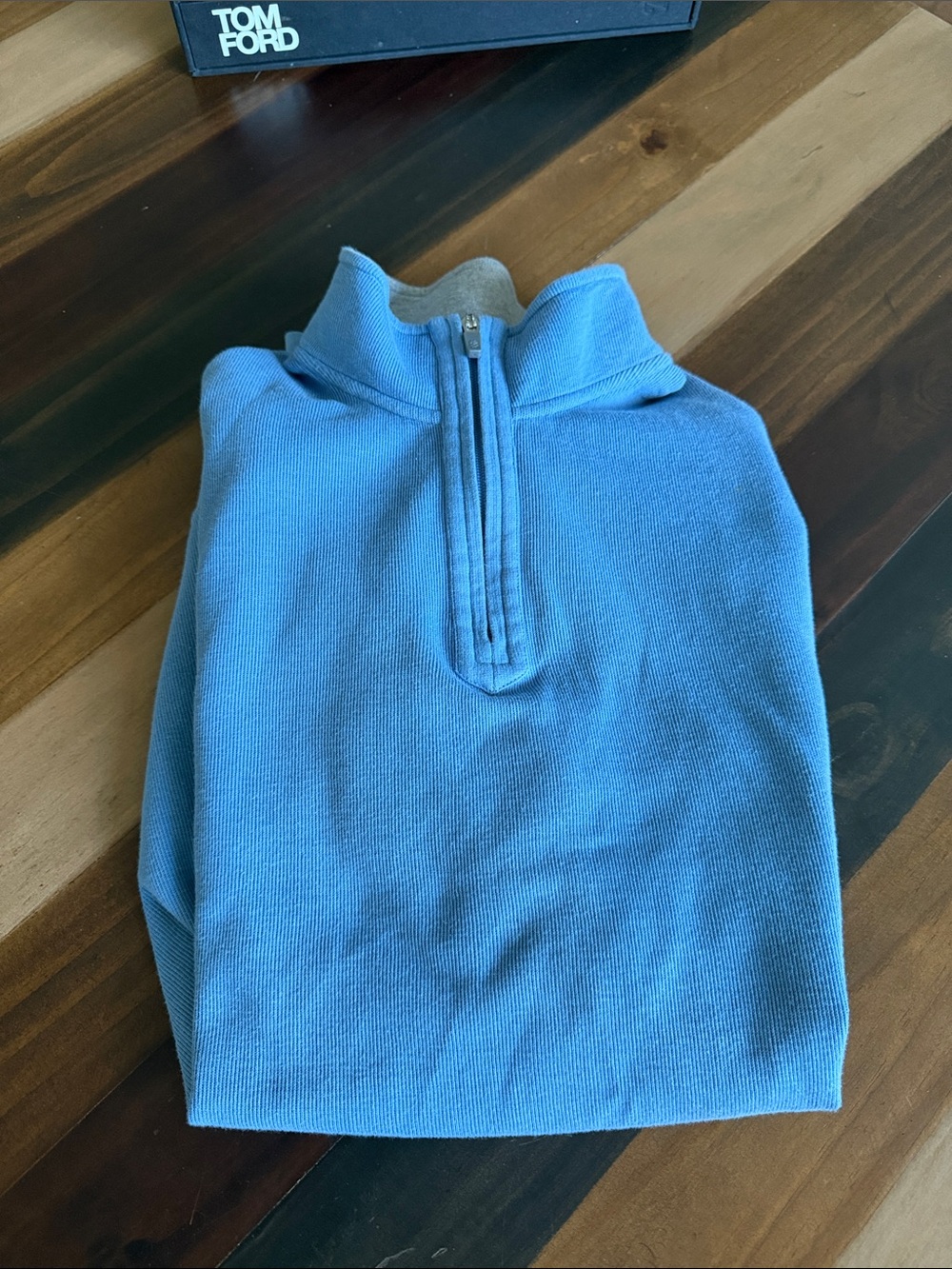Izod Men's Sky Blue Half-Zip Sweater